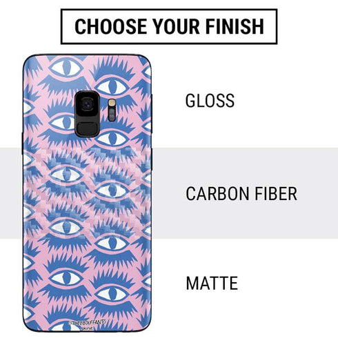 Bouffants and Broken Hearts Bold Eyes 2 Galaxy S9 Skin